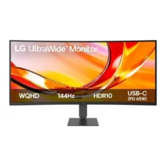 LG 34U640B-B UltraWide Monitor Profesional Ultrapanorámico 34" WQHD 144Hz IPS Negro Curvo
