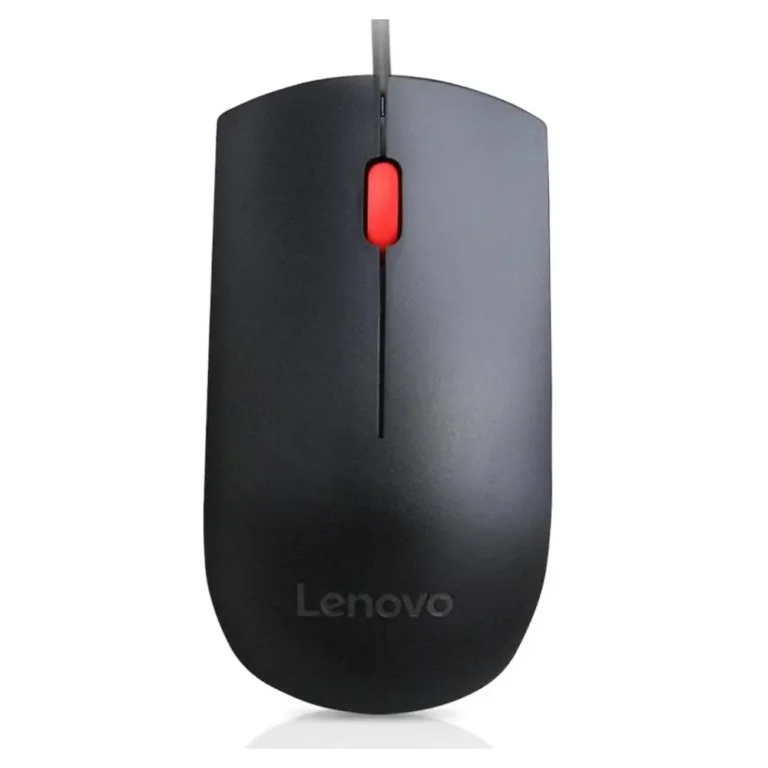 Lenovo USB Essential Ratón Óptico USB-A 1.600 DPI Negro