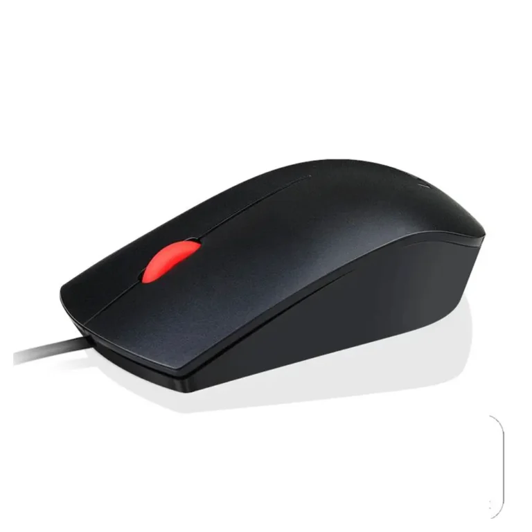 Lenovo USB Essential Ratón Óptico USB-A 1.600 DPI Negro