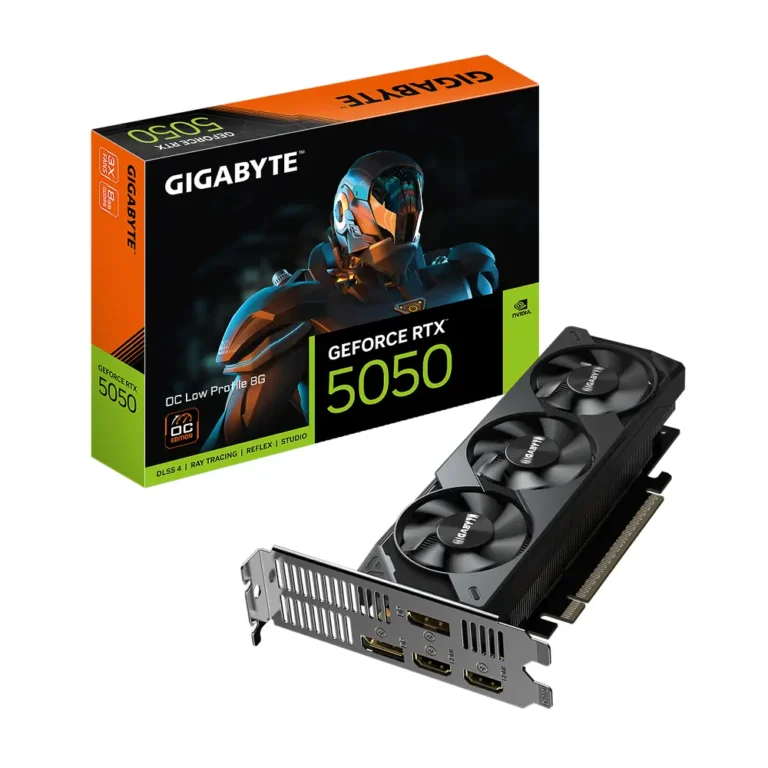 Gigabyte GeForce RTX 5050 OC Low Profile NVIDIA® GeForce® RTX™ 5050 8GB GDDR6 Perfil Bajo Negro