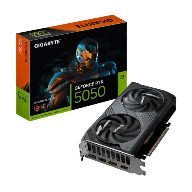 Gigabyte GeForce RTX 5050 WindForce OC 8G NVIDIA® GeForce® RTX™ 5050 8GB GDDR6