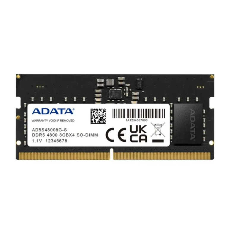 ADATA AD5S48008G-S 8GB DDR5 SO-DIMM 4800Mhz