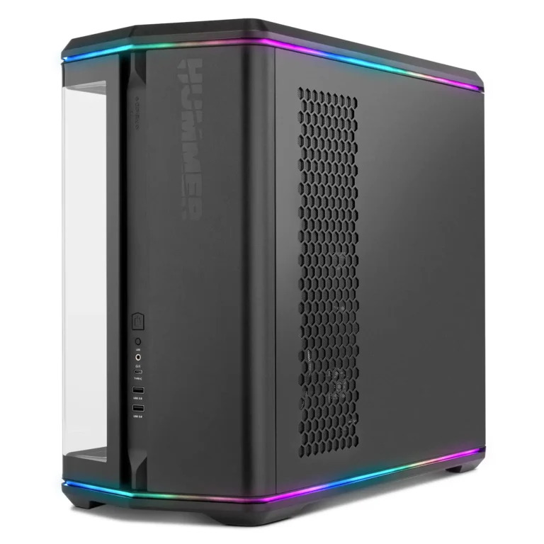 NOX Hummer Anvil ARGB Cristal Templado Curvo ATX Sin Fuente