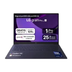 LG Gram Pro 16Z90TS-G.AU99BN Ultra 9 288V 32GB 1TB W11H WQXGA 16" Gris