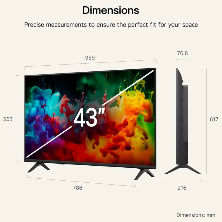 LG QNED Evo AI QNED72 Mini LED Ultra HD 4K Smart TV WiFi