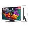 LG QNED Evo AI QNED87 Mini LED Ultra HD 4K Smart TV WiFi