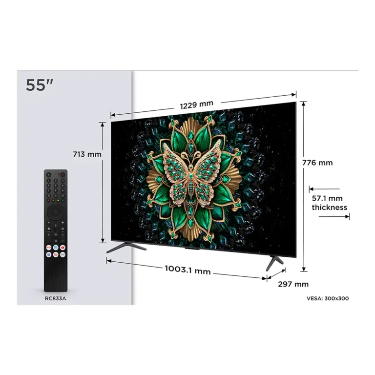 TCL QLED-Mini LED C6K Ultra HD 4K Smart TV WiFi