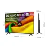 LG Nano Cell NU850B6LA Ultra HD 4K Smart TV WiFi Negro