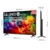 LG QNED Evo AI QNED72 Mini LED Ultra HD 4K Smart TV WiFi