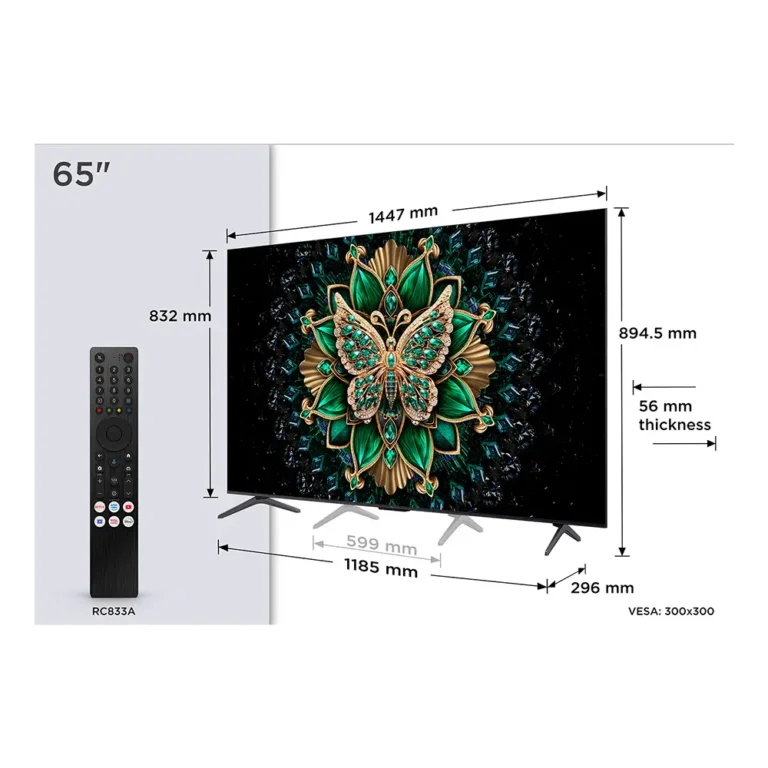 TCL QLED-Mini LED C6K Ultra HD 4K Smart TV WiFi