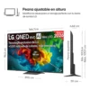 LG QNED Evo AI QNED83B Mini LED Ultra HD 4K Smart TV WiFi