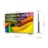 LG Nano Cell NU850B6LA Ultra HD 4K Smart TV WiFi Negro