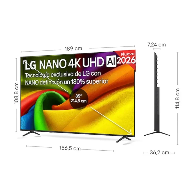 LG Nano Cell NU850B6LA Ultra HD 4K Smart TV WiFi Negro