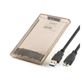 Ewent EW7069 Caja Externa USB3.2 Gen1 para Disco SATA 2.5" USB-A Transparente