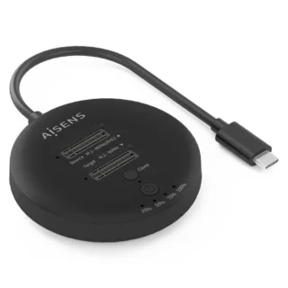 Aisens ASDS-2M2N05-BK Docking USB 3.2 Gen2 Tipo-C para SSD M.2 NVMe Gris