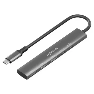 Aisens ASUC-5P022-GR Docking USB-C 1xHDMI 4K 2xUSB 1xUSB Tipo-C 1xUSB-C/PD Gris