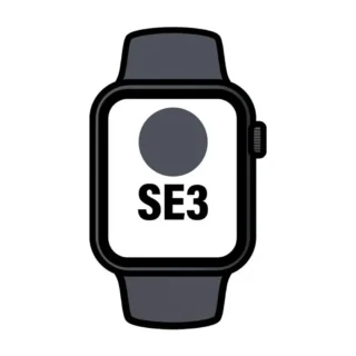 Apple Watch SE3 GPS 40mm Caja de Aluminio Medianoche Correa Deportiva Negra M/L