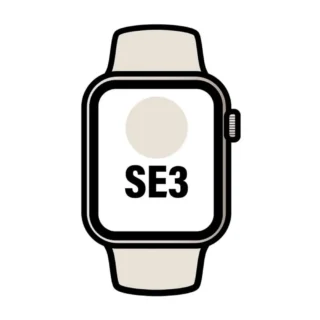 Apple Watch SE3 GPS 44mm Caja de Aluminio Blanco Estrella Correa Deportiva Blanco Estrella S/M