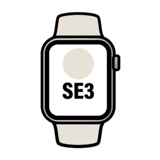 Apple Watch SE3 GPS 44mm Caja de Aluminio Blanco Estrella Correa Deportiva Blanco Estrella M/L