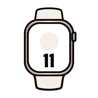 Apple Watch Series 11 GPS 42mm Oro Rosa Correa Deportiva Rosa rubor (M/L)