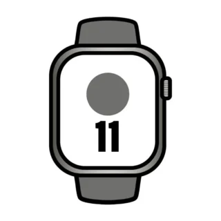Apple Watch Series 11 GPS Cellular 46mm Titanio Natural Correa Deportiva Gris Piedra M/L