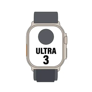 Apple Watch Ultra 3 GPS Cellular 49mm Caja Titanio Negro Correa Loop Alpine Negra L