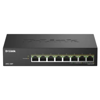 D-Link DMS-108P/E Switch 8P RJ-45 Gigabit 10/100/1000 PoE