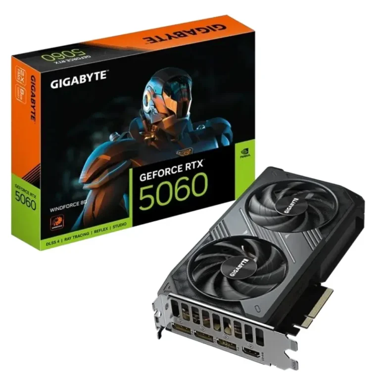 Gigabyte GeForce RTX 5060 WindForce 8G NVIDIA® GeForce® RTX™ 5060 8GB GDDR7