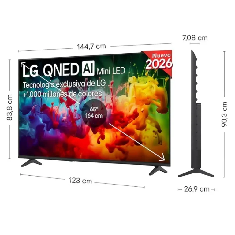 LG QNED Evo AI QNED72 Mini LED Ultra HD 4K Smart TV WiFi