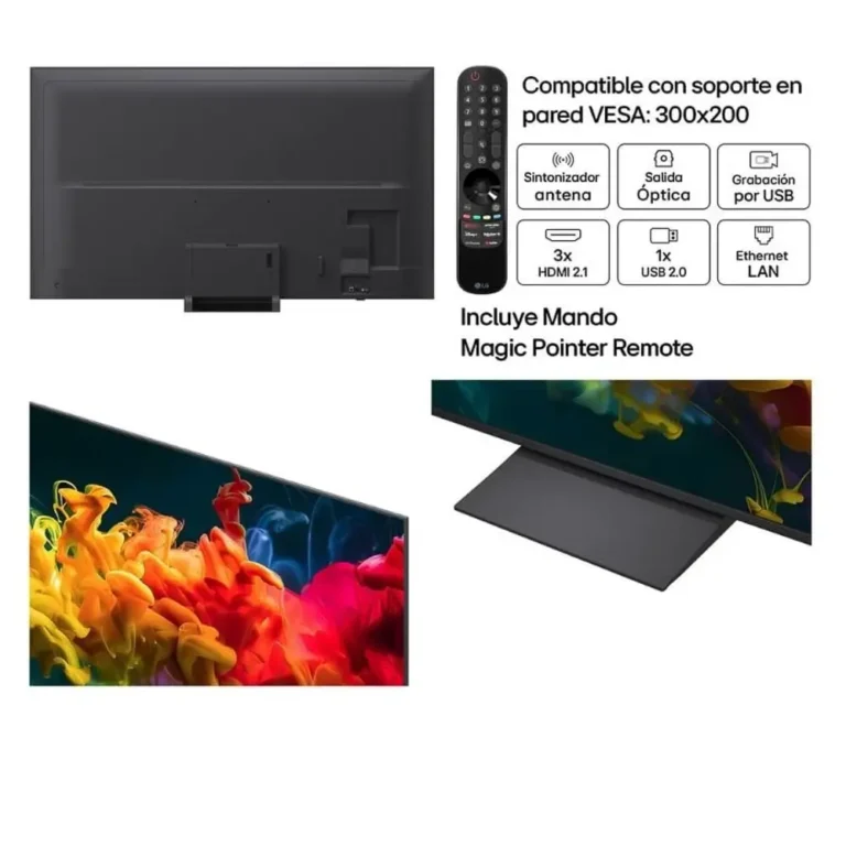 LG QNED Evo AI QNED8EB Mini LED Ultra HD 4K Smart TV WiFi