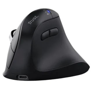 Trust Vyran 26107 Ratón Vertical Inalámbrico Recargable Hasta 3200 DPI