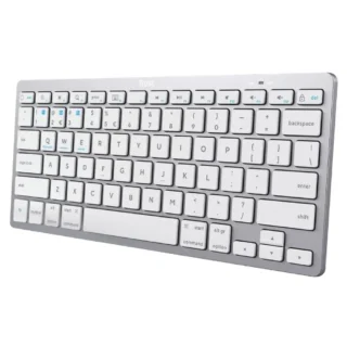 Trust 24654 Plata Teclado Compacto Inalámbrico