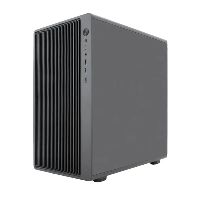 CoolBox GM350 DarkFace Minitorre Gaming ATX Cristal Templado Sin Fuente Negra