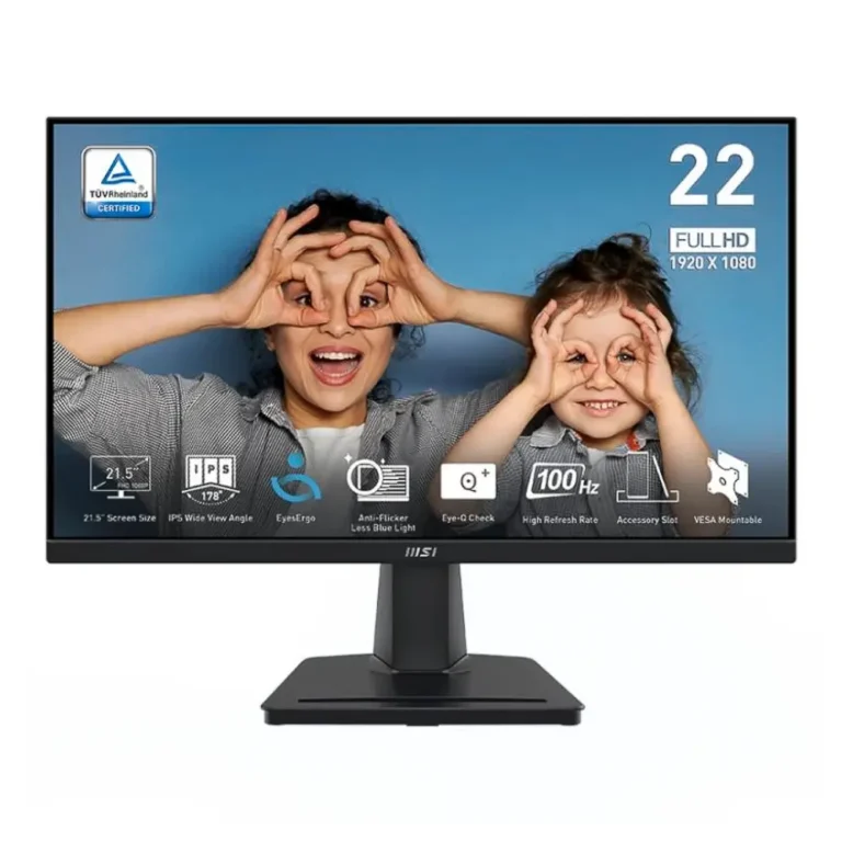 Msi MP225 E12VL Monitor Profesional 21.4" Full HD 120Hz VGA HDMI Negro