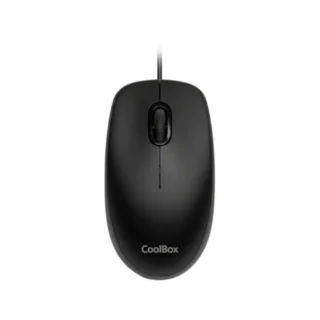 CoolBox U01 Ratón USB 1600DPI Negro