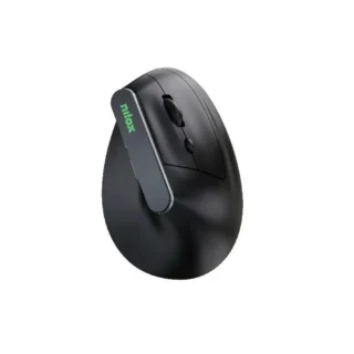Nilox Ratón Wir Vertical Rec. Silen 1600 DPI Negro