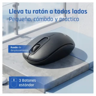 Iggual WOM-STANDARD-3D Ratón Inalámbrico 1000DPI
