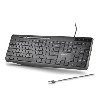NGS SPECTRA Ultra Slim Silen. Teclado USB