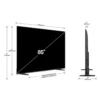 Hisense A6Q TV 4K 85A6Q TV 85" UHD Smart TV Dolby Vision DTS Virtual X