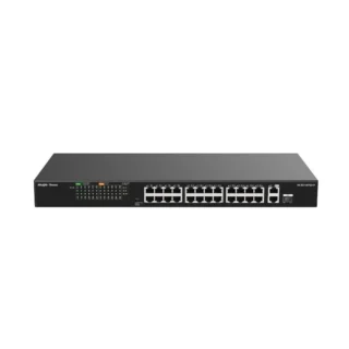 Reyee 24-Port 100Mbps + 1 Uplink Port 1000Mbps + 1