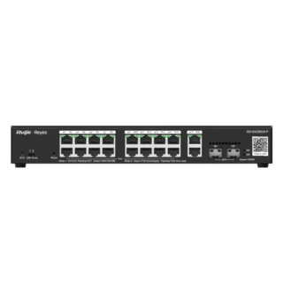 Reyee 20-Port Gigabit Smart POE Switch, 16 PoE/POE