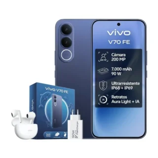 VIVO V70 FE 8Gb 512Gb Bundle Ch90w+ Buds3 Blue