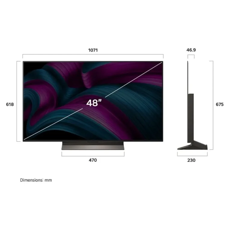 LG OLED Evo AI C56LB 4K Ultra HD Smart TV Wifi Ethernet Bluetooth WebOS