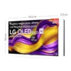 LG OLED Evo AI G55LW 4K Ultra HD Smart TV Wifi Ethernet Bluetooth Plata