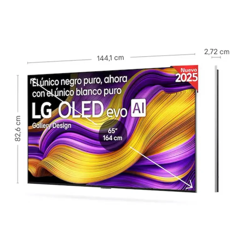LG OLED Evo AI G55LW 4K Ultra HD Smart TV Wifi Ethernet Bluetooth Plata