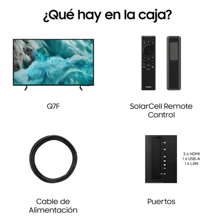 Samsung QLED Q7F4 4K Vision AI Smart TV Wifi Negro