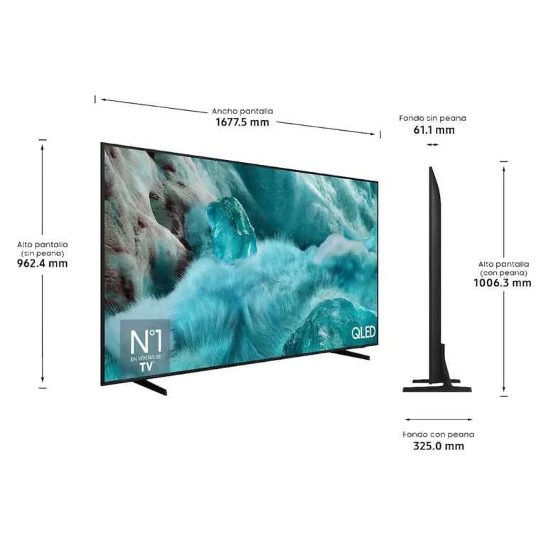 Samsung QLED Q7F4 4K Vision AI Smart TV Wifi Negro