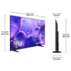 Samsung U8005F 4K Ultra HD Smart TV Wifi Ethernet Bluetooth Negro