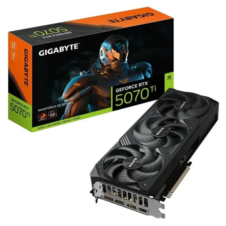 Gigabyte GeForce® RTX™ 5070 Ti WindForce OC SFF 16G GDDR7 DisplayPort HDMI NVIDIA® DLSS 4