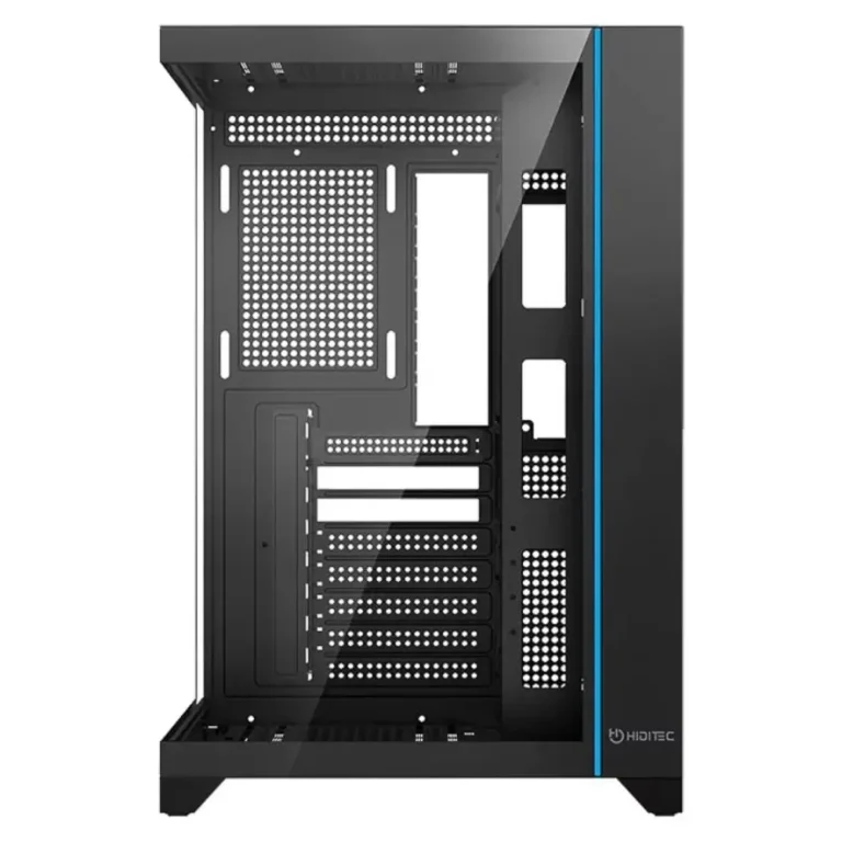 Hiditec H3 PRO Transparente Caja Semitorre Gaming ATX Cristal Templado Sin Fuente